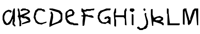 FirstGrader-Normal Font UPPERCASE