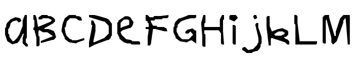 FirstGrader-Normal Font LOWERCASE