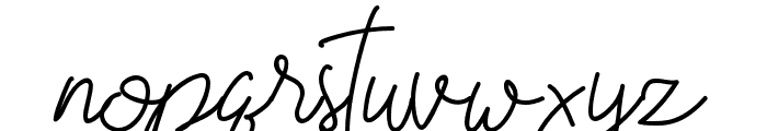 FirstTime Font LOWERCASE