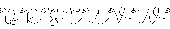 Firstlove2 Font UPPERCASE