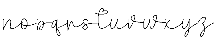 Firstlove2 Font LOWERCASE