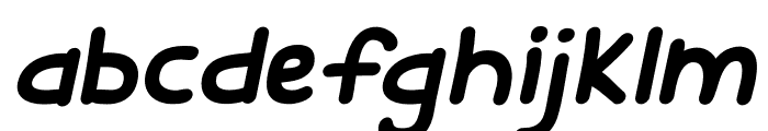 FishesFriends-BoldItalic Font LOWERCASE