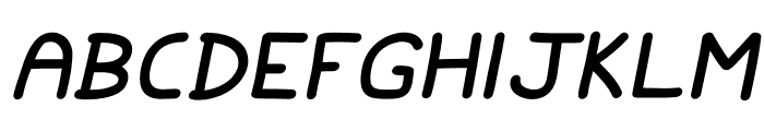 FishesFriends-Italic Font UPPERCASE