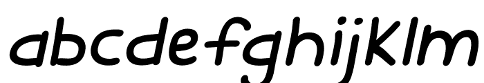 FishesFriends-Italic Font LOWERCASE