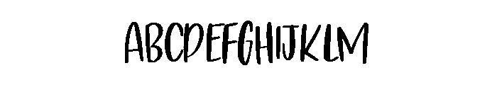 Fishfingers and Chips Demo Font UPPERCASE