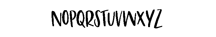 Fishfingers and Chips Demo Font UPPERCASE