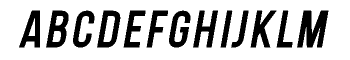 Fitiya Bold Italic Font UPPERCASE