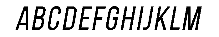 Fitiya Italic Font UPPERCASE