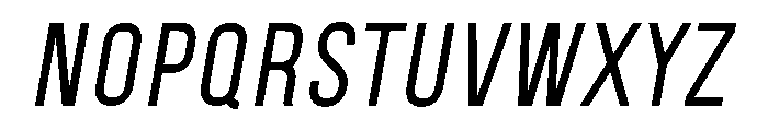 Fitiya Italic Font UPPERCASE