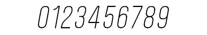 Fitiya Light Italic Font OTHER CHARS