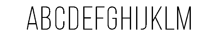 Fitiya Light Font UPPERCASE