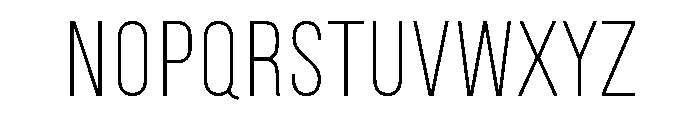 Fitiya Light Font UPPERCASE
