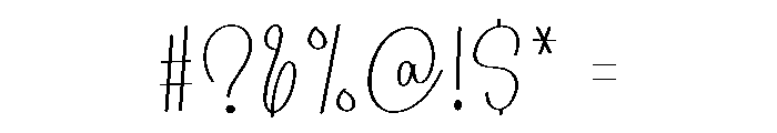 Fitness Font OTHER CHARS