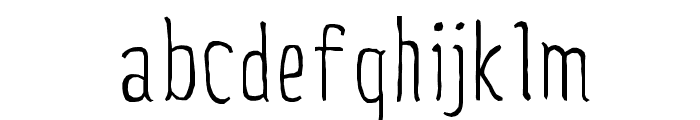 FiveMinutes Font LOWERCASE