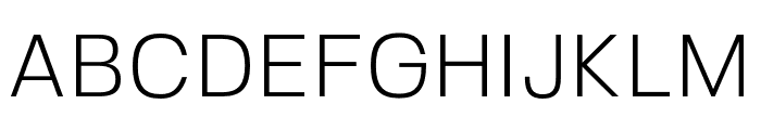 FivoSans-Light Font UPPERCASE