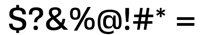FivoSansModern-Medium Font OTHER CHARS