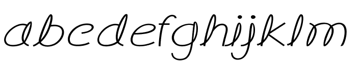 Fickle-ExpandedRegular Font LOWERCASE