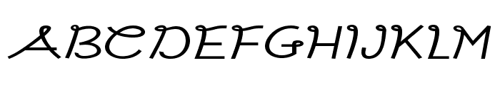 Fickle-ExtraexpandedBold Font UPPERCASE