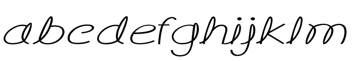 Fickle-ExtraexpandedRegular Font LOWERCASE