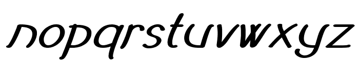 Filamina-BoldItalic Font LOWERCASE