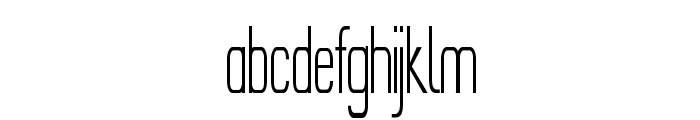 Findley-ExtracondensedRegular Font LOWERCASE