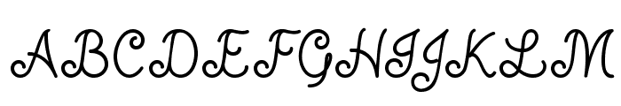 Finetip-Bold Font UPPERCASE