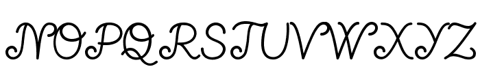 Finetip-Bold Font UPPERCASE