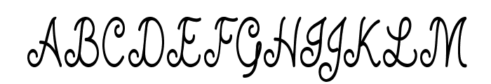 Finetip-CondensedBold Font UPPERCASE