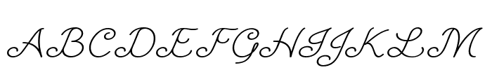 Finetip-ExpandedItalic Font UPPERCASE