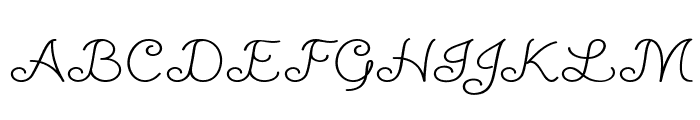 Finetip-ExpandedRegular Font UPPERCASE