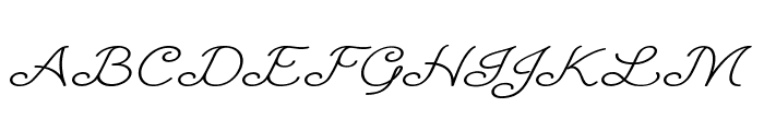 Finetip-ExtraexpandedItalic Font UPPERCASE