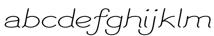 Finetip-ExtraexpandedRegular Font LOWERCASE