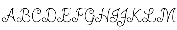 Finetip Font UPPERCASE