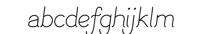 Finetip Font LOWERCASE