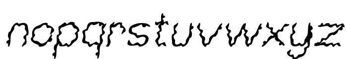 FinnickerItalic Font LOWERCASE