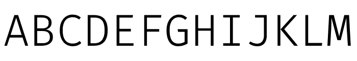 Fira Code Light Font UPPERCASE