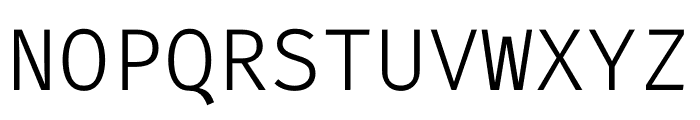 Fira Code Light Font UPPERCASE