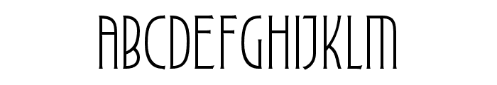 Fitzroy Light Font UPPERCASE