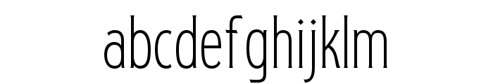 Fitzroy Light Font LOWERCASE