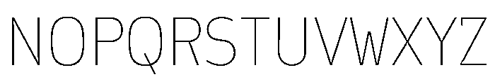 Finlandica Headline 100 Font UPPERCASE
