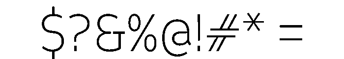Finlandica Headline 200 Font OTHER CHARS