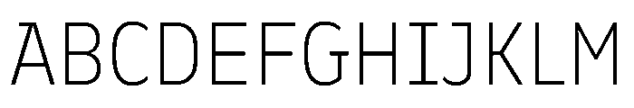 Finlandica Headline 200 Font UPPERCASE