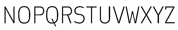 Finlandica Headline 200 Font UPPERCASE