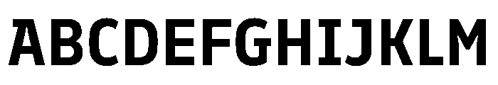 Finlandica Headline 700 Font UPPERCASE