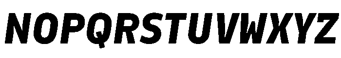 Finlandica Headline 800italic Font UPPERCASE