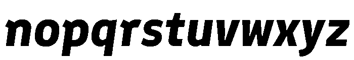 Finlandica Headline 800italic Font LOWERCASE