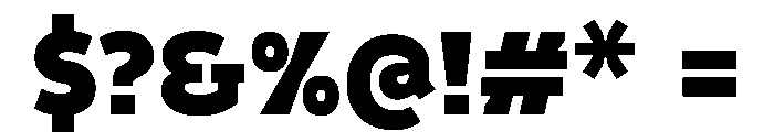 Finlandica Headline 900 Font OTHER CHARS