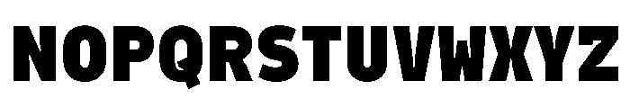 Finlandica Headline 900 Font UPPERCASE