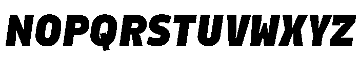 Finlandica Headline 900italic Font UPPERCASE