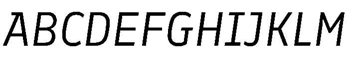 Finlandica Headline Italic Font UPPERCASE